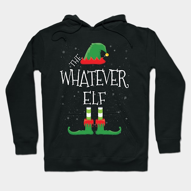 WHATEVER Elf Family Matching Christmas Group Funny Gift Hoodie by tabaojohnny